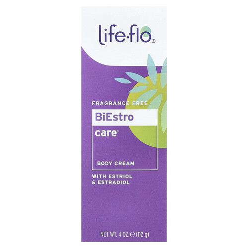 Life-flo BiEstro Care™ Body Cream, Fragrance free, 4 oz (112 g)