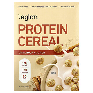 Legion Athletics, 蛋白質穀物，肉桂鬆脆，8.46 盎司（240 克）