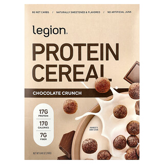 Legion Athletics, Céréales protéinées, Croustillant de chocolat, 240 g