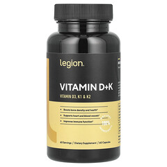 Вітамін D+K, 60 капсул