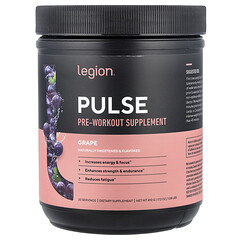 Pulse, передтренувальний напій, виноград, 492 г
