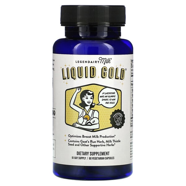 Legendairy Milk, Liquid Gold，60 粒素食胶囊