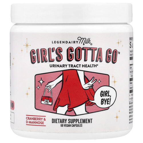 Legendairy Milk Girl's Gotta Go™, Urinary Tract Health, 60 Vegan Capsules