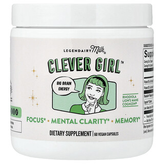 Legendairy Milk, Clever Girl™, 60 vegaanista kapselia