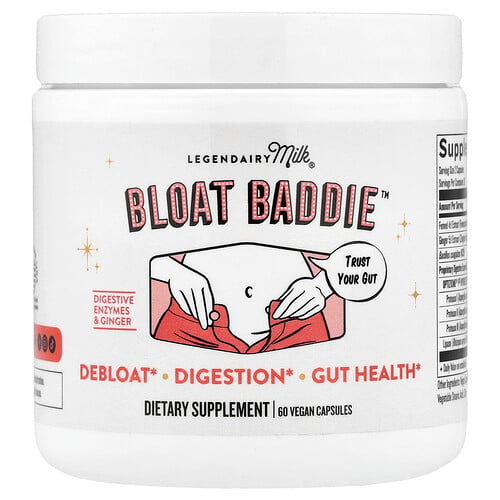 Legendairy Milk Bloat Baddie™, 60 Vegan Capsules