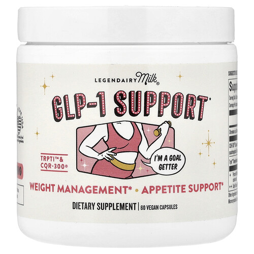 Legendairy Milk, GLP-1 Support, GLP-1-Unterstützung, 60 vegane Kapseln