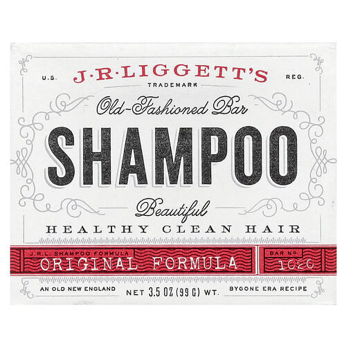J.R. Liggett's, Old Fashioned Shampoo Bar, Original Formula, 3.5 oz (99 g)