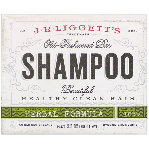 Old Fashioned Shampoo Bar, Herbal Formula, 3.5 oz (99 g)