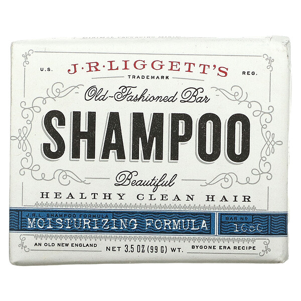 Shampoo en barra Old-Fashioned, Fórmula para cabello dañado, 3.5 oz (99 g)