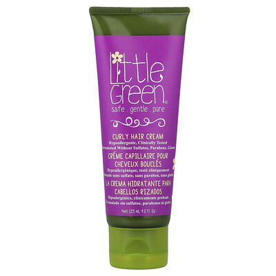 Little Green , Crema para cabello rizado, 125 ml (4,2 oz. líq.)