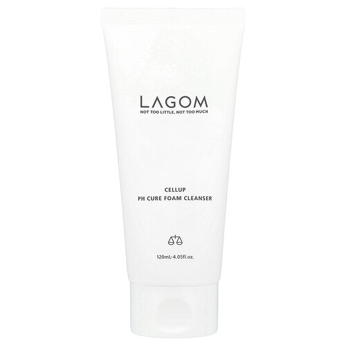 Lagom Cellup pH Cure Foam Cleanser, 4.05 fl oz (120 ml)