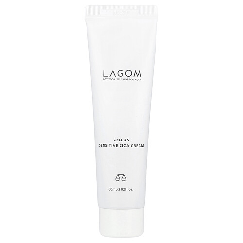 Lagom Cellus Sensitive CICA Cream, 2.02 fl oz (60 ml)