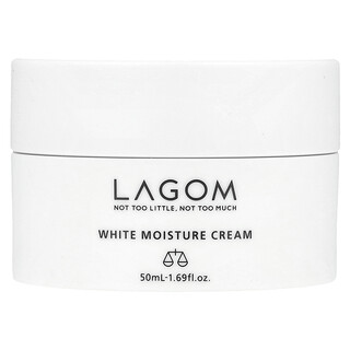 LAGOM, Witte vochtinbrengende crème, 50 ml