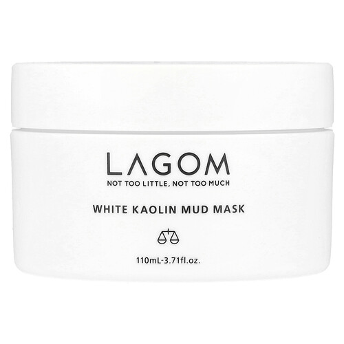 Lagom White Kaolin Mud Beauty Mask, 3.71 fl oz (110 ml)
