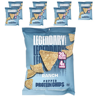 Legendary Foods, Gepofte eiwitchips, ranchsmaak, 7 zakjes van 36 g per stuk
