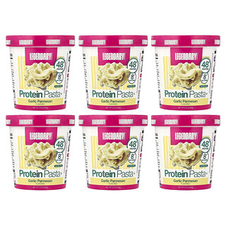 Legendary Foods, Proteinska tjestenina+, češnjak i parmezan, 6 komada, 83 g svaki