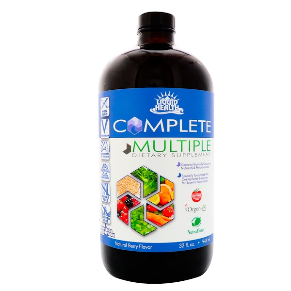 Liquid Health, Complete Multiple, Flüssig-Multivitamin-Präparat, Natürlicher Beerengeschmack, 946 ml (Discontinued Item)