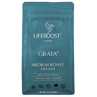 Lifeboost, Café, Grata™, Molido, Tostado medio, 340 g (12 oz)