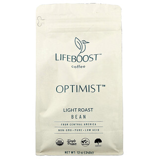 Lifeboost, Café, Optimist™, Grano, Tostado claro, 340 g (12 oz)