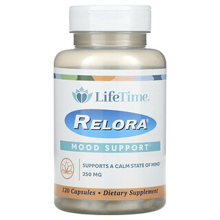 LifeTime Vitamins, Relora, Stemmingsondersteuning, 250 mg, 120 Capsules