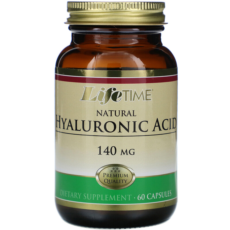 LifeTime Vitamins, Natural Hyaluronic Acid, 140 mg, 60 Capsules iHerb