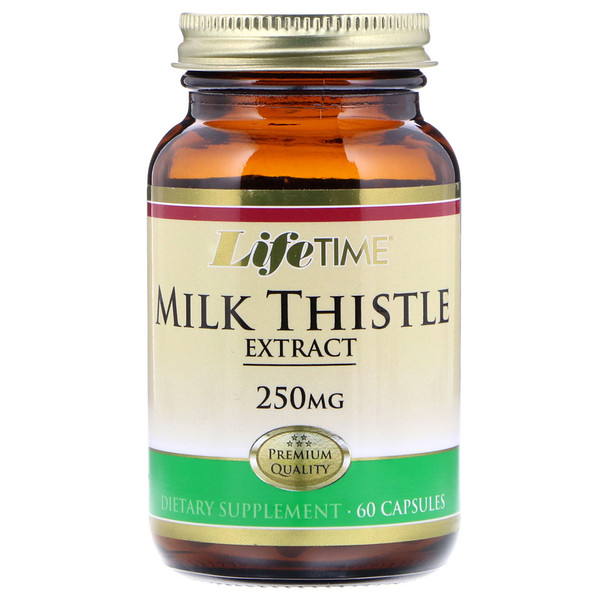 LifeTime Vitamins, Milk Thistle Extract, 250 mg, 60 Capsules iHerb