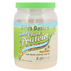 LifeTime Vitamins, Life's Basics، بروتين نباتي عضوي، الفانيليا الطبيعية، 16.4 أوقية (465 غرام)