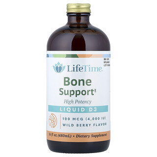 LifeTime Vitamins, добавка для поддержки костей, высокоэффективная добавка со вкусом лесных ягод, 480 мл (16 жидк. унций)