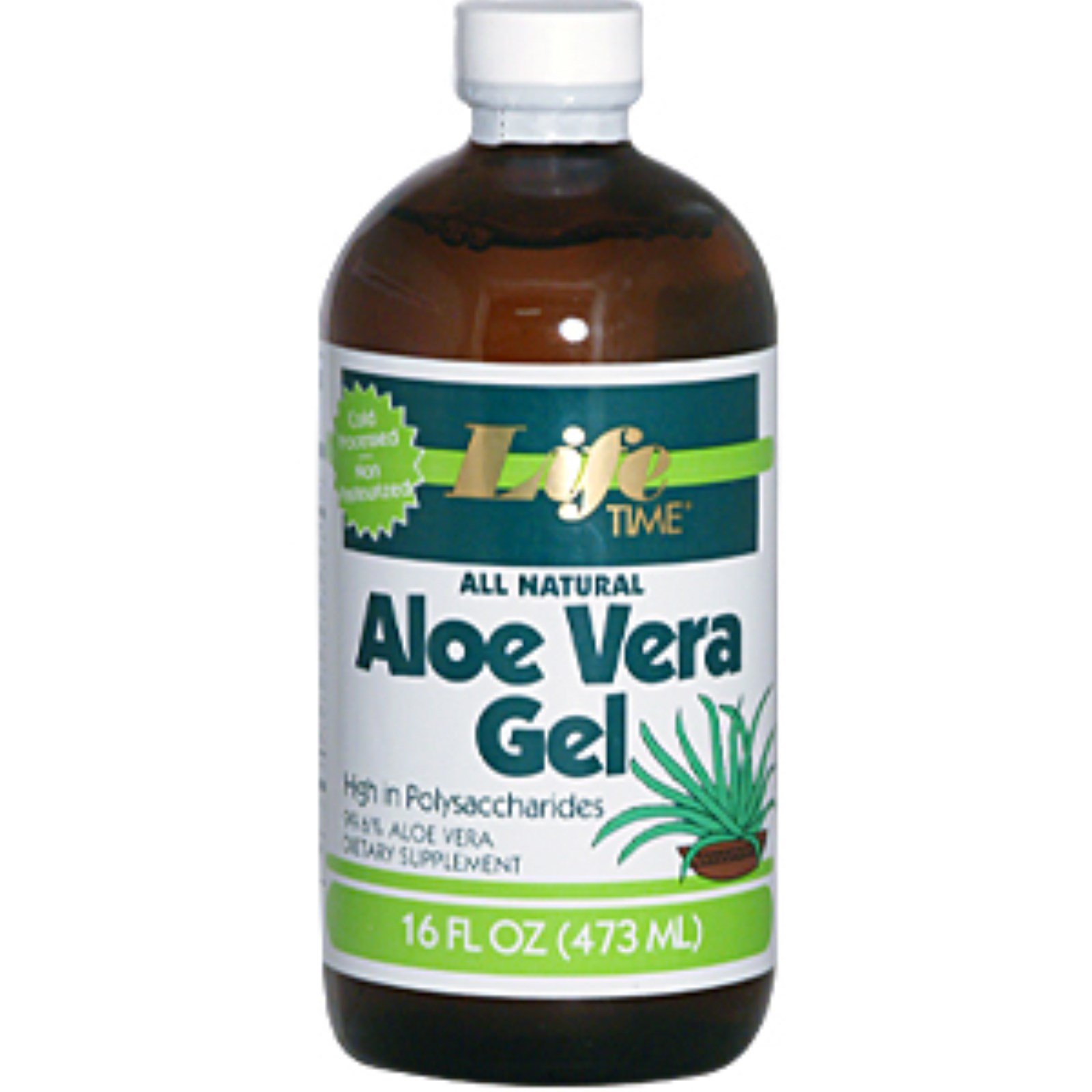 LifeTime Vitamins, All Natural Aloe Vera Gel, 16 fl oz (473 ml) iHerb