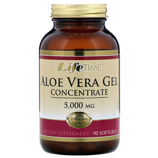 LifeTime Vitamins, Aloe Vera Gel Concentrate, 5,000 mg, 90 Softgels