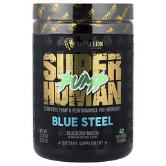 SuperHuman Pump, блакитна сталь, мохіто з лохиною, 373 г