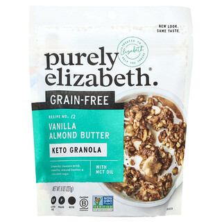 Purely Elizabeth, 케토 그래놀라 클러스터, 곡물 무함유, 바닐라 아몬드 버터, 227g(8oz)
