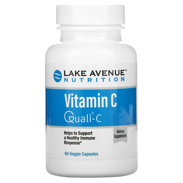 Lake Avenue Nutrition, Vitamin C, Quali-C, 1.000 mg, 60 Kapsul Nabati