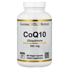 CoQ10, клас USP, 100 мг, 360 вегетаріанських капсул