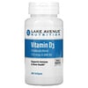 Lake Avenue Nutrition, Vitamina D3, 125 mcg (5000 UI), 360 cápsulas blandas