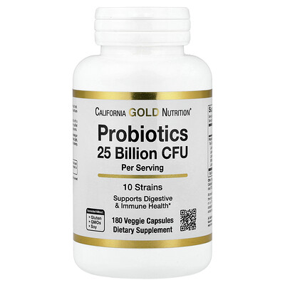 Lake Avenue Nutrition , Probiotics With Lactobacillus Acidophilus, Bifidobacterium Lactis, Lactobacillus Plantarum, And Lactobacillus Casei, Strain Size 10