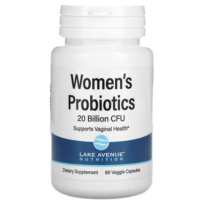 

Lake Avenue Nutrition Women's Probiotics 20 Billion 60 Veggie Capsules