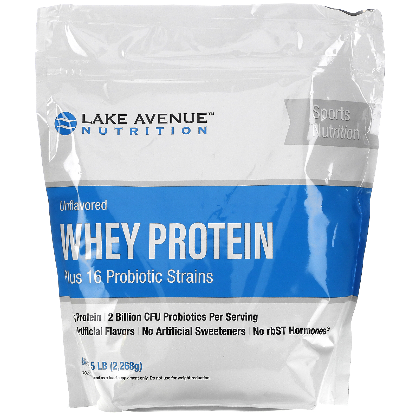 Lake Avenue Nutrition ホエイプロテイン プロバイオティクス 無香料 2270g 5ポンド Lake Avenue Nutrition ホエイプロテイン プロバイオティクス 無香料 2270g 5ポンド