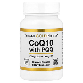 California Gold Nutrition, CoQ10 with PQQ, 60 Veggie Capsules