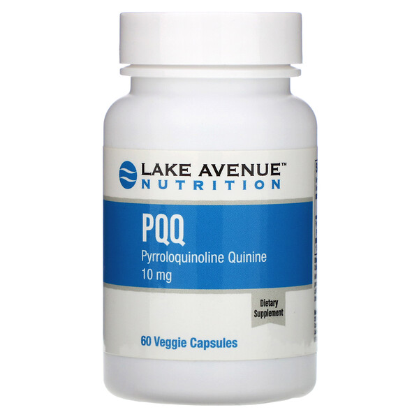 Lake Avenue Nutrition, PQQ (Pyrroloquinoline Quinone), 10 mg, 60 Veggie ...