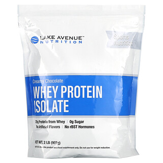 Lake Avenue Nutrition, بروتين شرش اللبن المعزول، بالشيكولاتة والكريمية، 2 رطل (907 جم)