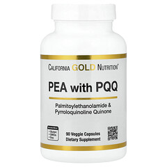 ПЕА (300 мг) з PQQ (10 мг), 90 веганських капсул
