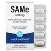 Lake Avenue Nutrition, SAMe (S-adénosylméthionine), 400 mg, 60 comprimés 