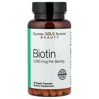 California Gold Nutrition, 비오틴, 5,000mcg, 베지 캡슐 30정
