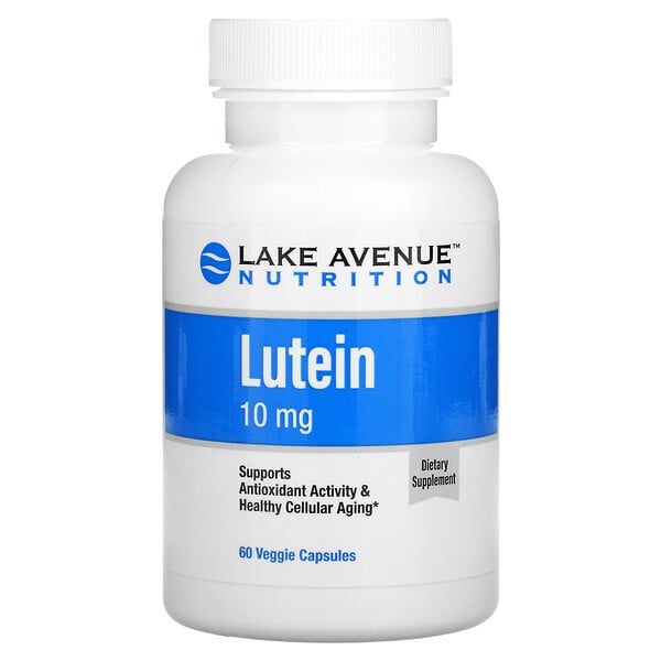 лютеїн, 10 мг, 60 рослинних капсул