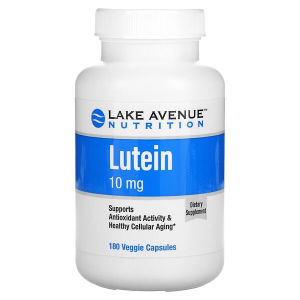 Lake Avenue Nutrition, Lutéine, 10 mg, 180 capsules végétariennes