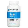 Lake Avenue Nutrition, Biotina, 10.000 mcg, 120 cápsulas vegetales