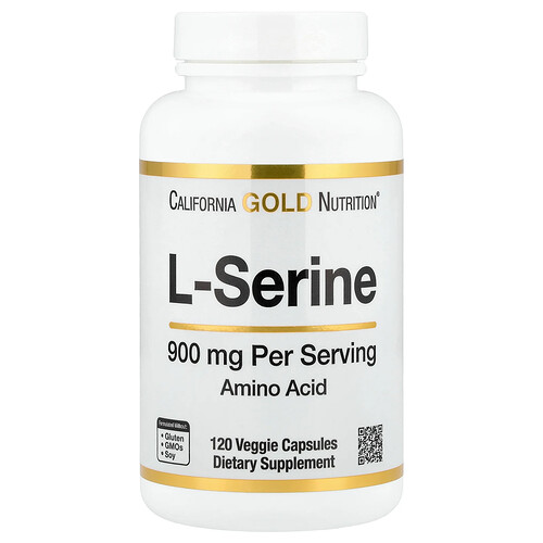 Lake Avenue Nutrition, L-Serine, 900 mg, 120 Veggie Capsules
