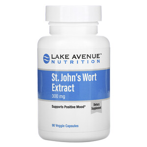 Отзывы о Lake Avenue Nutrition, St. John's Wort Extract, 300 mg, 90 Veggie Capsules