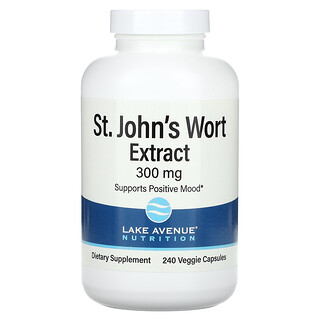 Lake Avenue Nutrition, Extrato de Erva-de-São-João, 300 mg, 240 Cápsulas Vegetais